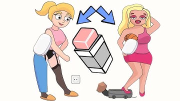 DOP 2: Delete One Part - Funny Puzzle Game Erase Whatever Gameplay Walkthrough Level 40-77