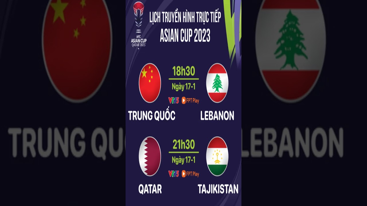 lucky 888 casino LỊCH THI ĐẤU ASIAN CUP 2023 HÔM NAY 17/1 bongda thethao tintuc shortvideo asiancup2023