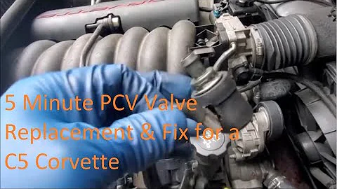 Corvette C5 PCV Valve replacement