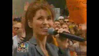 Shania Twain-Today Show-Man! I Feel Like A Woman! {Live} (1998)