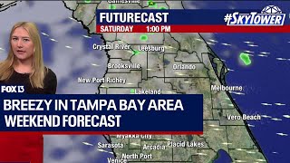 Tampa weather: Breezy Saturday in Bay Area by FOX 13 Tampa Bay 2,025 views 1 day ago 2 minutes, 33 seconds