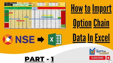 📊Part 1 - How to Pull Option Chain Data in Excel || Excel में Option Chain डेटा कैसे Import करें 💡