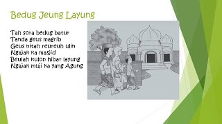 Bahasa Sunda “Bedug Jeung Layung”