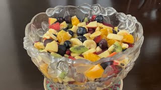 Quick and Easy Fruit Chaat Recipe | Ramadan Special Iftari Idea | Summer Fruit Salad| Taste of Hunza