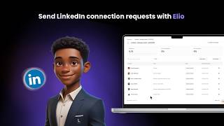 Send LinkedIn connection requests with Elio on Limova — Tutorial screenshot 5