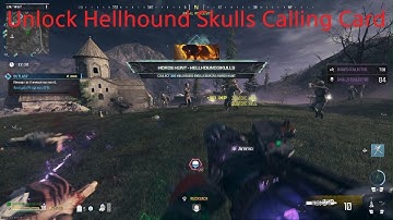 MWZ Unlock Hellhound Skulls Calling Card 😎#ps5 #cod #callofduty #warzone #gameplay #mw3 #mwz