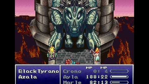Chrono Trigger Low Level Game Azala and Black Tyrano Part 2