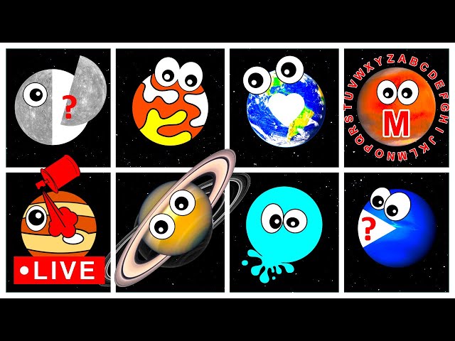 Planet Games for Baby 🪐🌎⭐🔭🔴 | What Is It? | Mercury Venus Earth Mars Jupiter Saturn Uranus Neptune class=