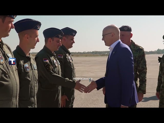 Miloš Vučević posetio aerodrom „Pukovnik-pilot Milenko Pavlović“ u Batajnici