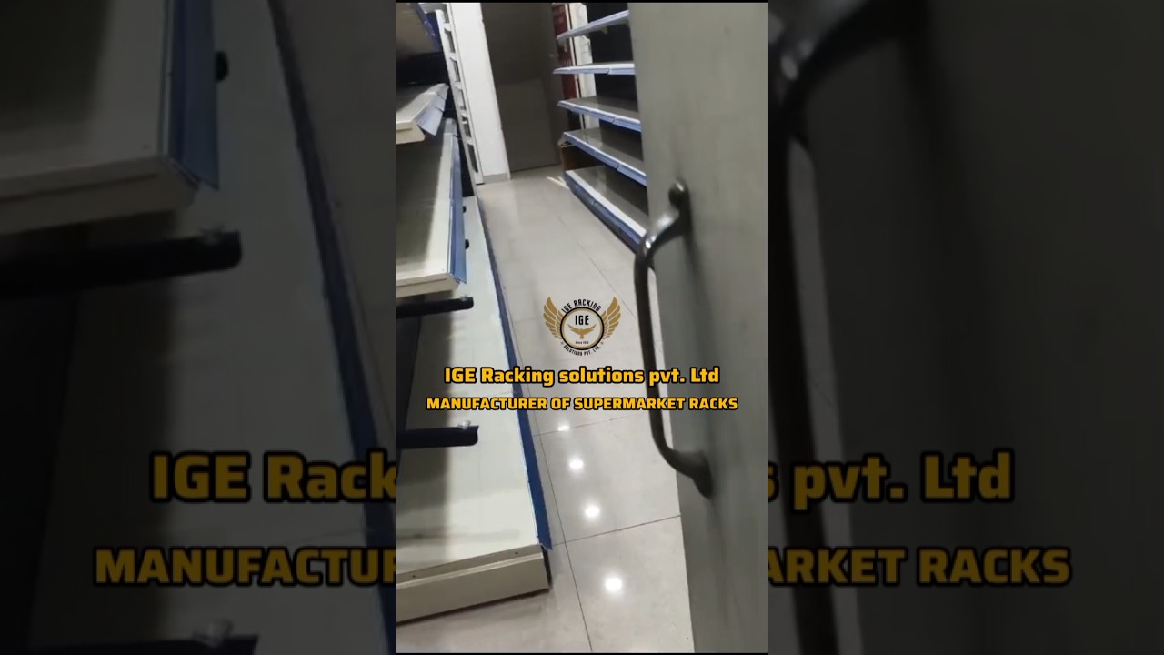 Supermarket Racks Installation in Zirakpur by Ige Racking Solutions pvt Ltd