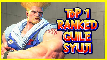 SF6 Guile  | Syuji Top 1 Ranked Guile | High level gameplay