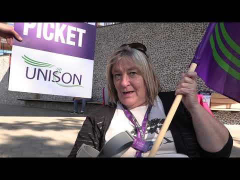 University and professional staff strike