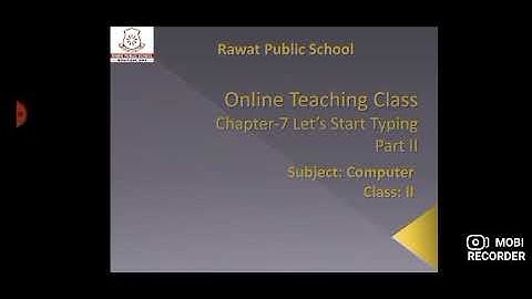 Computer I Class 2 I Ch-7 Let