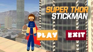 stickman rope hero superboy crime city gameplay screenshot 3