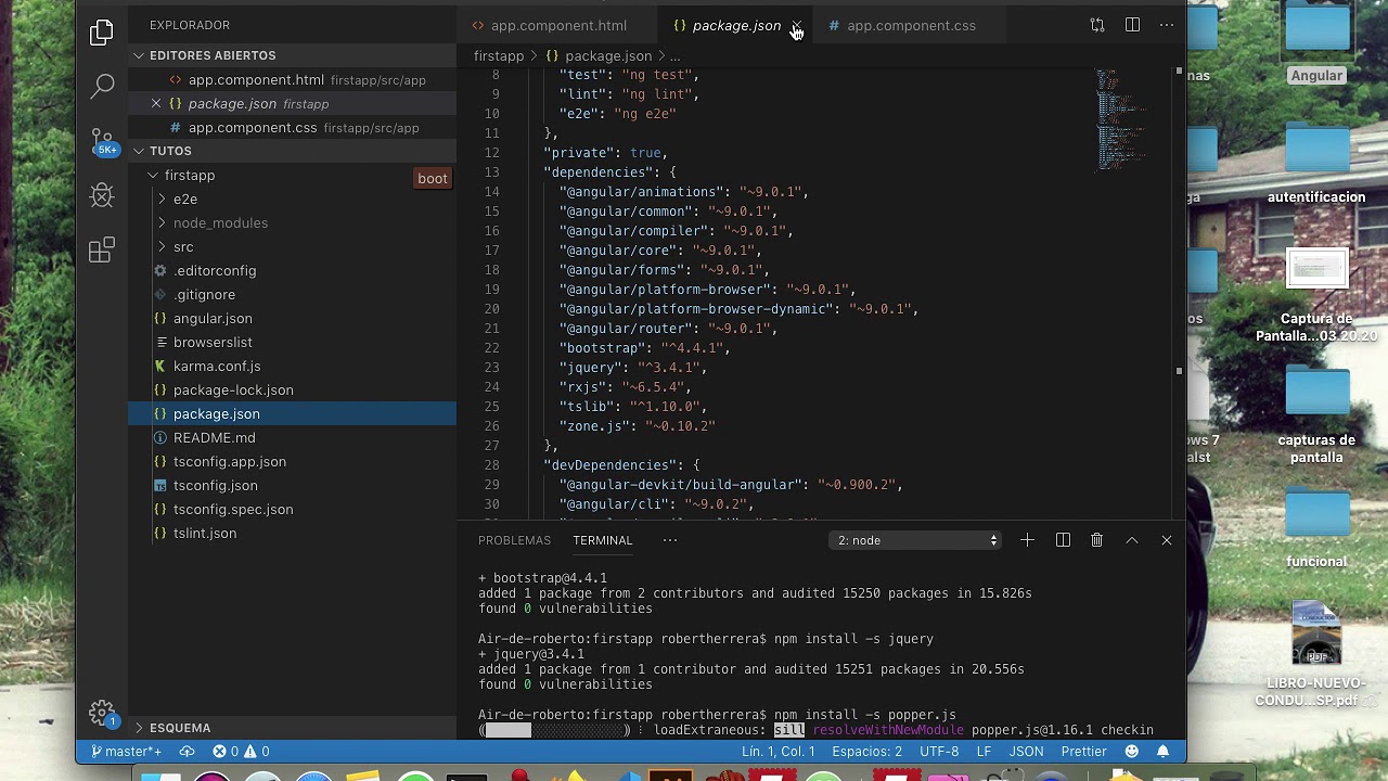 Angular 9 + Bootstrap 4 + componente desde 0 - YouTube