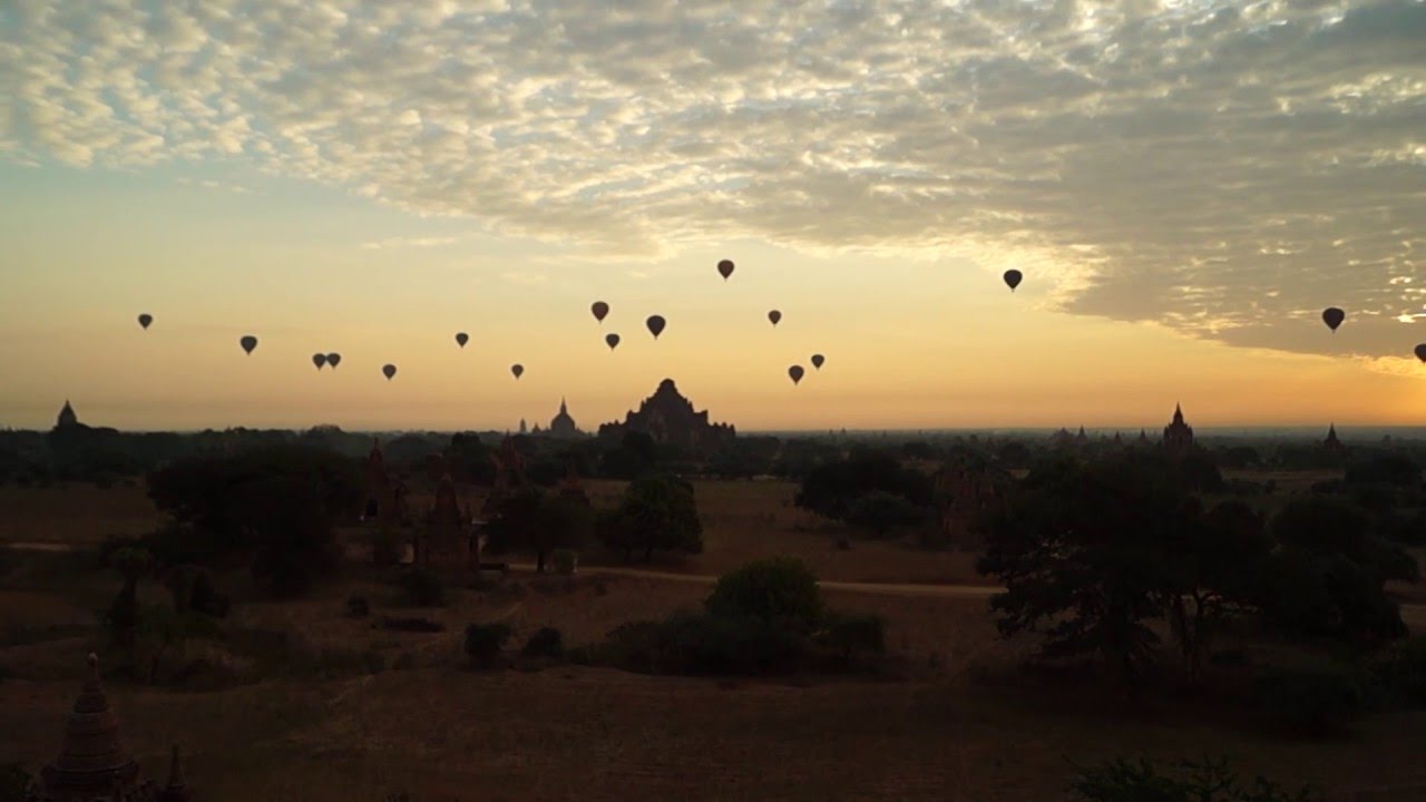 Balloons over Bagan