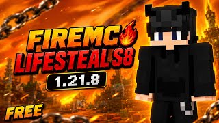 🔥BEST Lifesteal 1.21.8 Server Backup | Fire MC S8 Server Setup For FREE! ✨