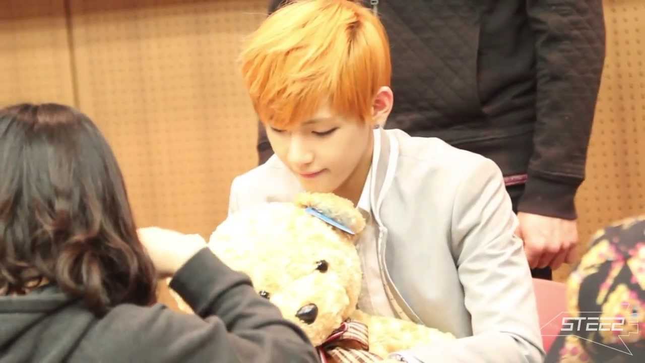 140301 방탄 일산사인회　뷔와곰＾＾＾＾＾ BTS V 1080p