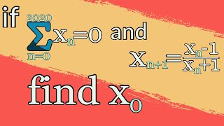 a nice non-linear recursion problem