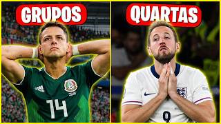 ❌ A Seleção com MAIS ELIMINAÇÕES em CADA FASE da Copa do Mundo