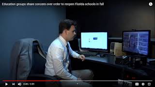 Education groups share concern over order to reopen Florida schools in fall