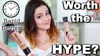 RAPID REVIEW - L'oreal Infallible Total Cover 24 Hour Foundation - WEAR TEST + FULL REVIEW!