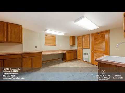 1512 N. Riverside Dr., McHenry, IL home video tour