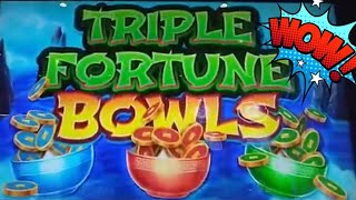 GOT TO SEE THIS NEW TRIPLE FORTUNE BOWLS SLOT GAME AT CHOCTAW CASINO