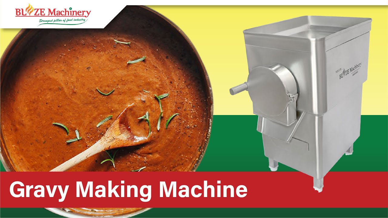 Gravy making machine Tomato Puree machinePaste making machine