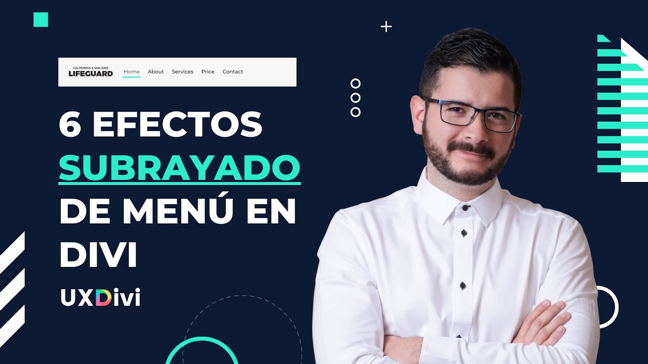 ✅ TUTORIAL DIVI: 6 efectos HOVER de subrayado en el MENÚ en Divi 🔥 + CCS [GRATIS]