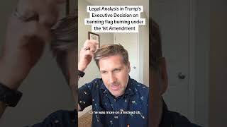 Breakdown of first amendment on flag burning
