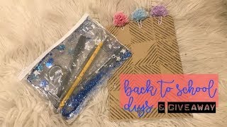 Back to School DIYs and GIVEAWAY