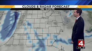 Local 4Casters: Chance of light snow to end week