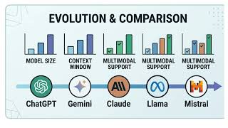 Popular Large Language Models (LLMs) Explained | ChatGPT vs Gemini vs Claude vs Llama vs Mistral
