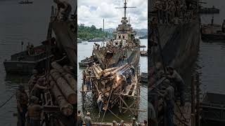 The WWII Ship That Lost Its Bow and Returned to Battle