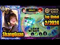 Top global gameplay shangguan comic skin 2024  honor of kings global 2024