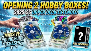 2 more boxes!!! Opening (2) 2025-26 Upper-Deck Extended series hobby hockey card box 