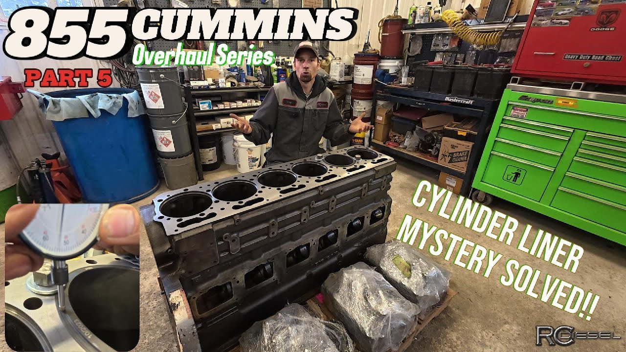 Катастрофа с восстановлением двигателя Cummins 855 закончилась здесь: правда о выступе гильзы цил...