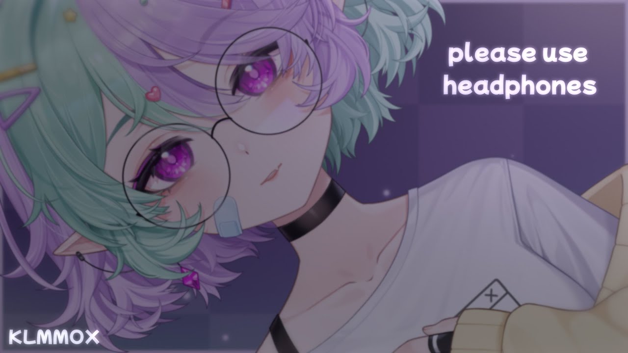 [ASMR] Latex glove ear massage ~