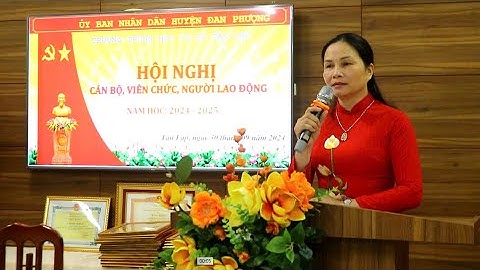 Hội nghị cán bộ, viên chức người lao động - Năm học 2024 - 2025