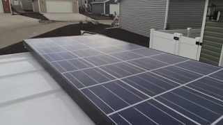 SOLAR solar panel, SOLAR SYSTEM installation in A VAN Living off the GRID
