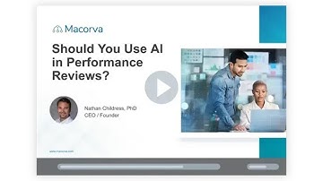 On-demand Webinar: Should you use AI in employee performance reviews?