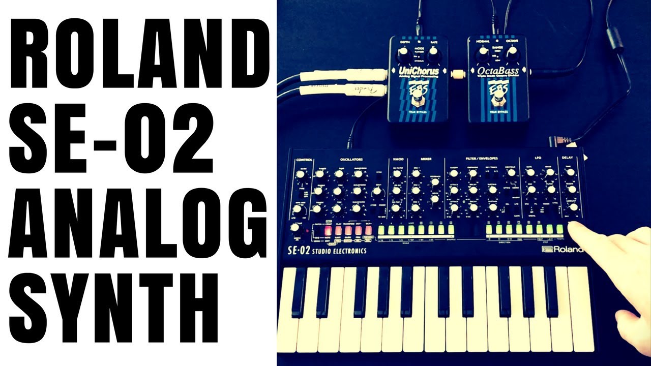 Roland SE-02 (Analog Synthesizer) - YouTube