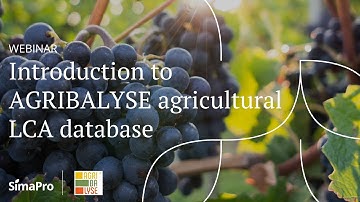 Webinar | Introduction to AGRIBALYSE agricultural LCA database - available for SimaPro