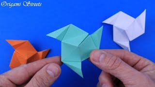 Как сделать антистресс вертушку из бумаги by Origami Streets 528 views 4 days ago 5 minutes, 21 seconds