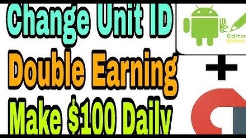 Change Admob -unit Id With Apk Editor| Android application