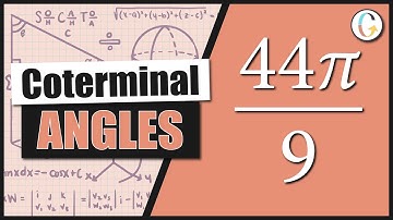 Find the angle between 0 and 2pi in radians that is coterminal to 44pi/9