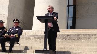 Mike DeWine talks about the need to lower officer deaths