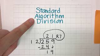 Preview of Unit 4- Standard Algorithm