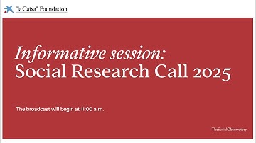 Informative session: Social Research Call 2025